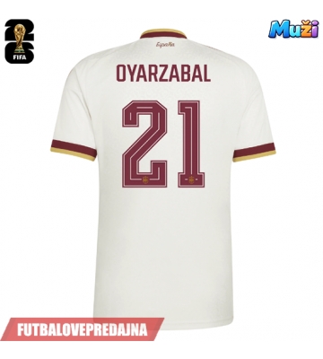 Lacne Muži Futbalové dres Španielsko Mikel Oyarzabal #21 MS 2026 Krátky Rukáv - Preč
